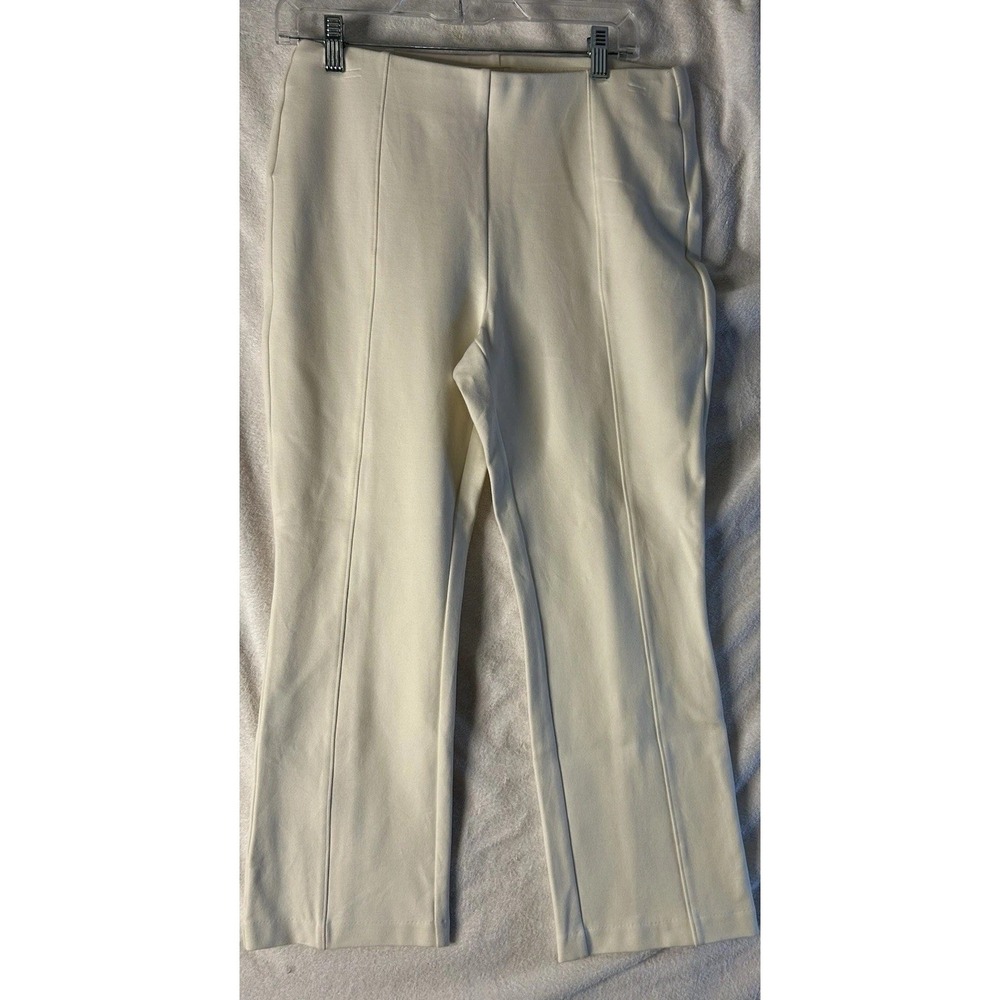 Rafael Women's Winter White Pants Straight Leg Size Medium